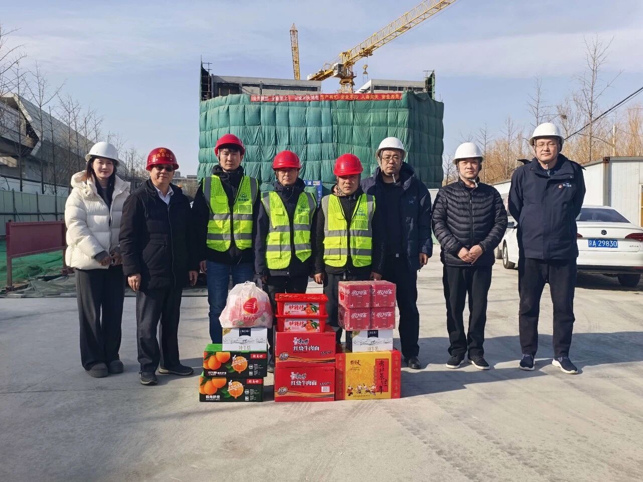 节日慰问暖一线 坚守实干践初心——昌房公司领导赴昌水公司承建项目进行春节慰问调研